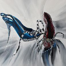 the spider shoes | 40 x 50 cm
