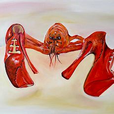 the lobster shoe | 40 x 50 cm