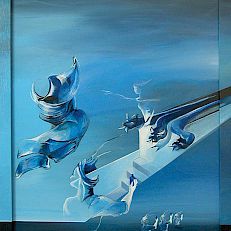 the blue riders | 43 x 33 cm
