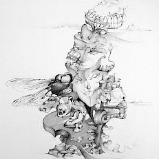 tower of sounds | 80 x 60 cm
