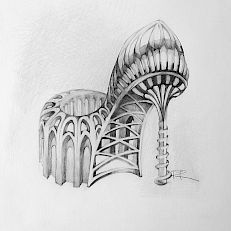 Kathedralen Schuh | 22 x 22 cm