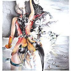 the dancer | 70 x 70 cm