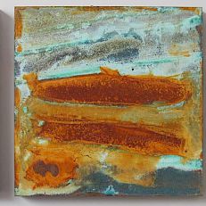 Wasser und Erde | Oxidation | je 12 x 12 cm