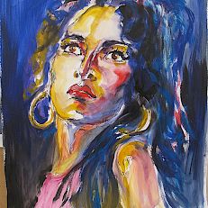 Amy Winehouse I 65 x 50 I Acrylic