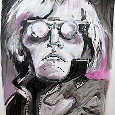 Andy Warhol I 65 x 50 I Acrylic